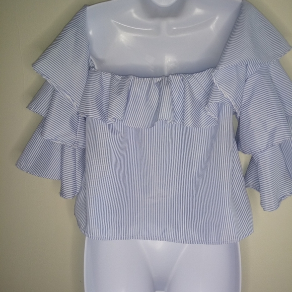 Elenza by L&L RUFFLE BLOUSES  OFF SHOULDER - Picture 7 of 15
